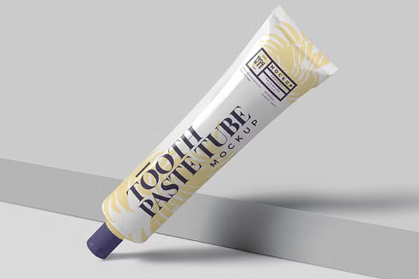 Editable Toothpaste Tube Mockups – Customizable & Photorealistic Designs for Personal Care Brands | Premium PSD and Vector Formats